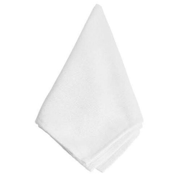 Servilleta de tela color blanco de 30x30