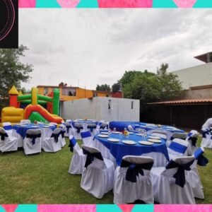 Liston para silla color azul rey