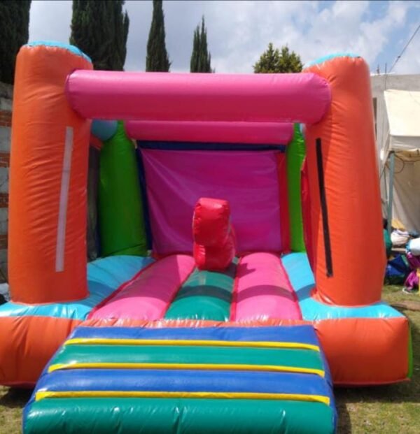 Juego inflable  cubo arcoíris 4x3